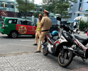 Policeman in Vietnam