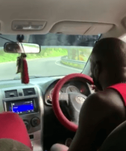 Another taxi driver driving too fast