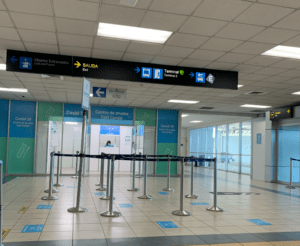 COVID testing facility in Montego Bay airport